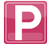 icona llegenda parking rosa